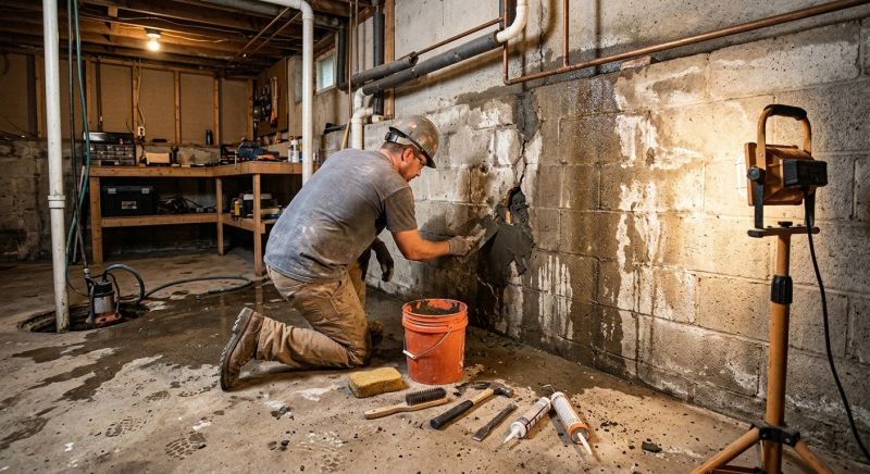 Basement Seepage Repair in Columbus, OH