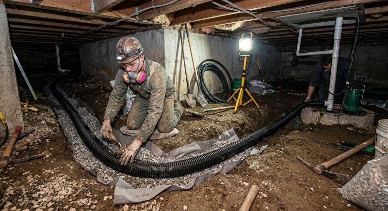 Sidewalk Drainage Installation in Birmingham, AL